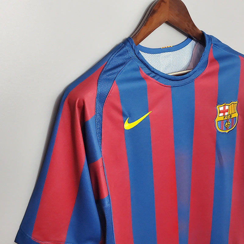 Camisa Barcelona Retrô 2006 Azul e Vermelha - | Futmantos