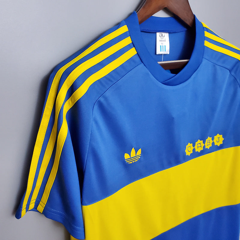 Camisa Boca Juniors Retrô 1981 Azul e Amarela - | Futmantos