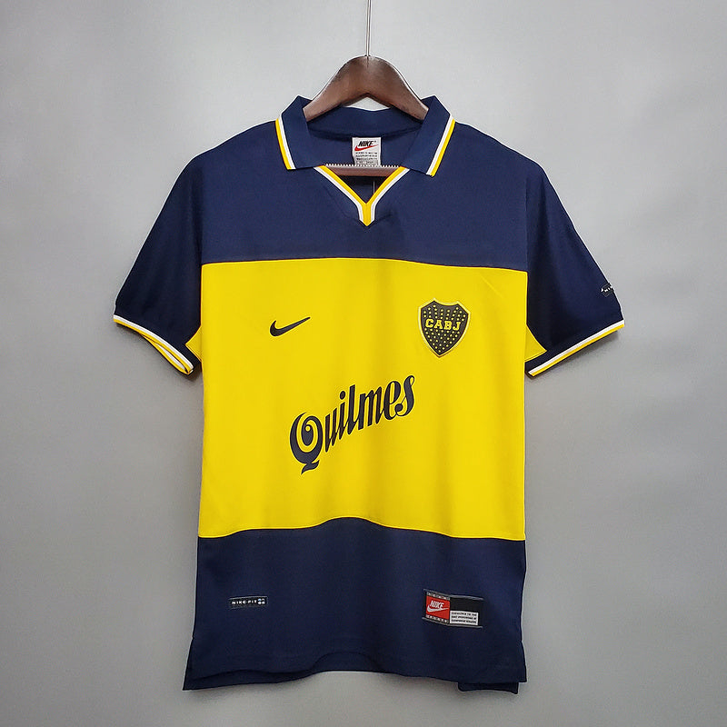 Camisa Boca Juniors Retrô 1999 Azul e Amarela - | Futmantos