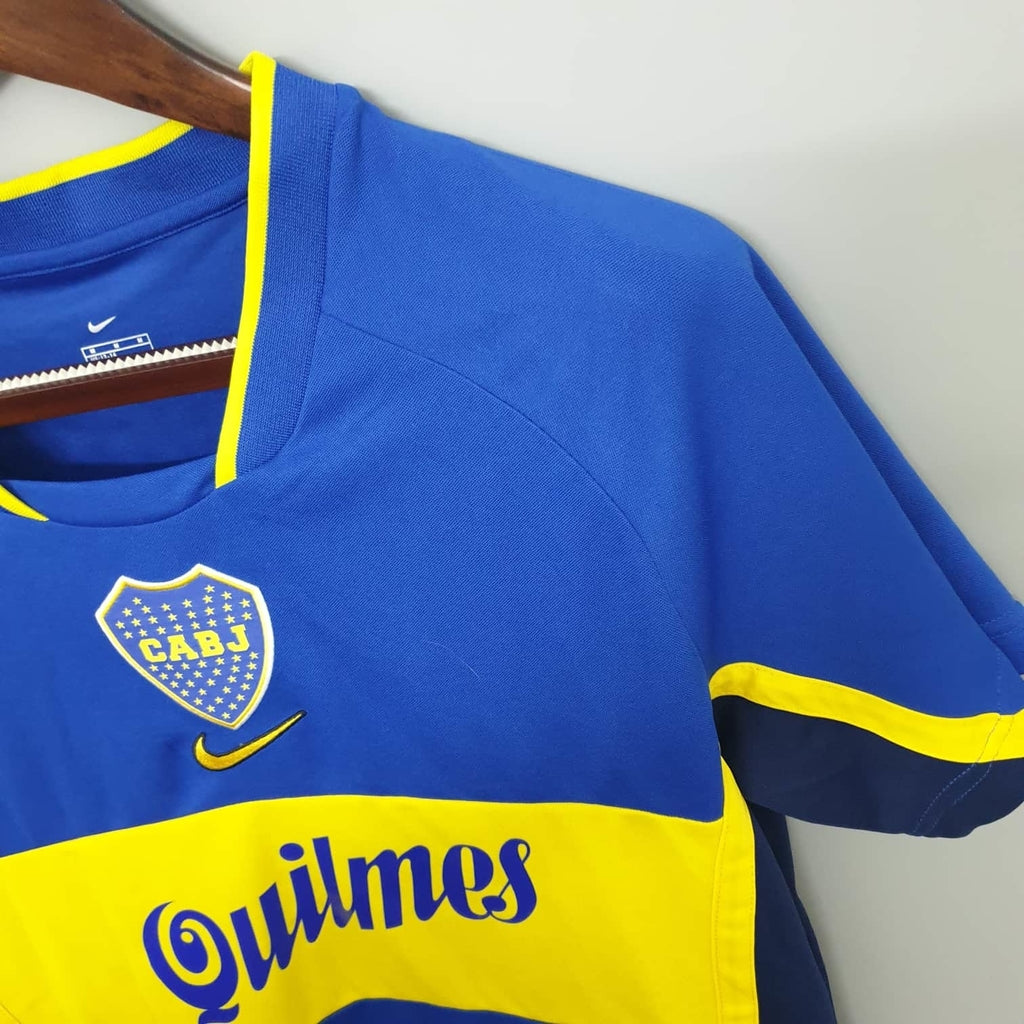Camisa Boca Juniors Retrô 2001 Azul e Amarela - | Futmantos