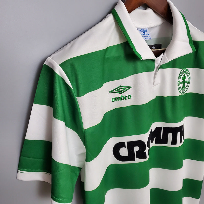 Camisa Celtic Retrô 1987/1989 Verde e Branca - | Futmantos