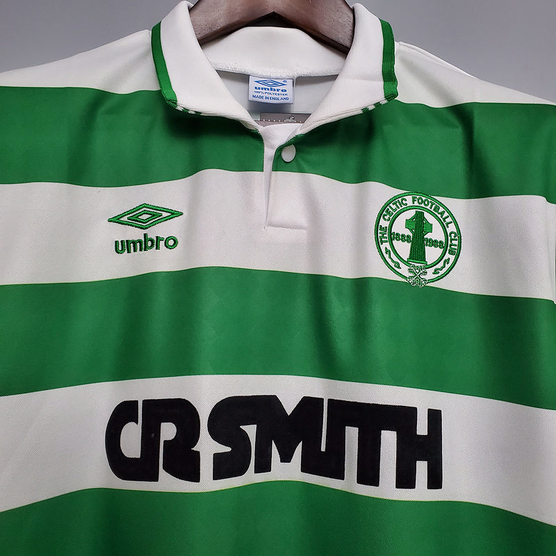 Camisa Celtic Retrô 1987/1989 Verde e Branca - | Futmantos