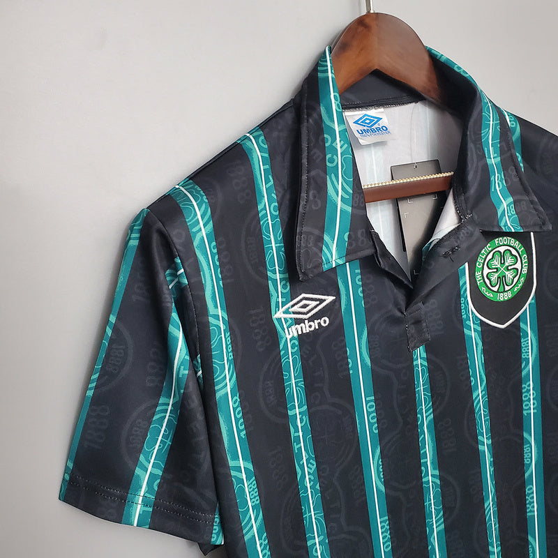 Camisa Celtic Retrô 1992/1993 Preta e Verde - | Futmantos