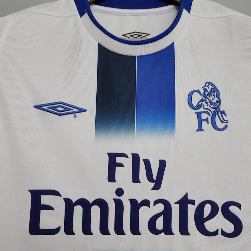 Camisa Chelsea Retrô 2003/2005 Azul e Branca - | Futmantos