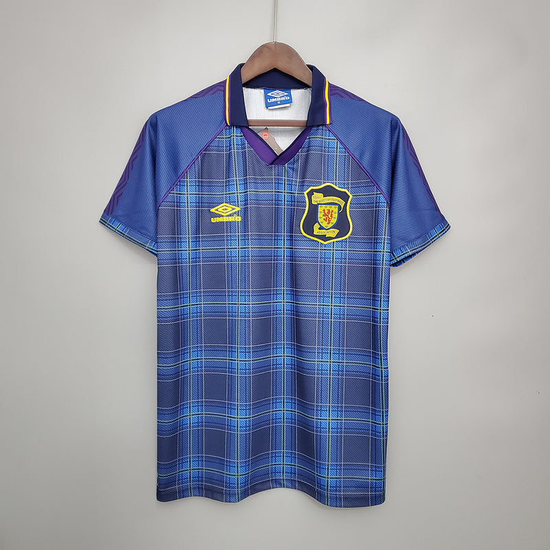 Camisa Escócia Retrô 1994/1996 Azul - | Futmantos