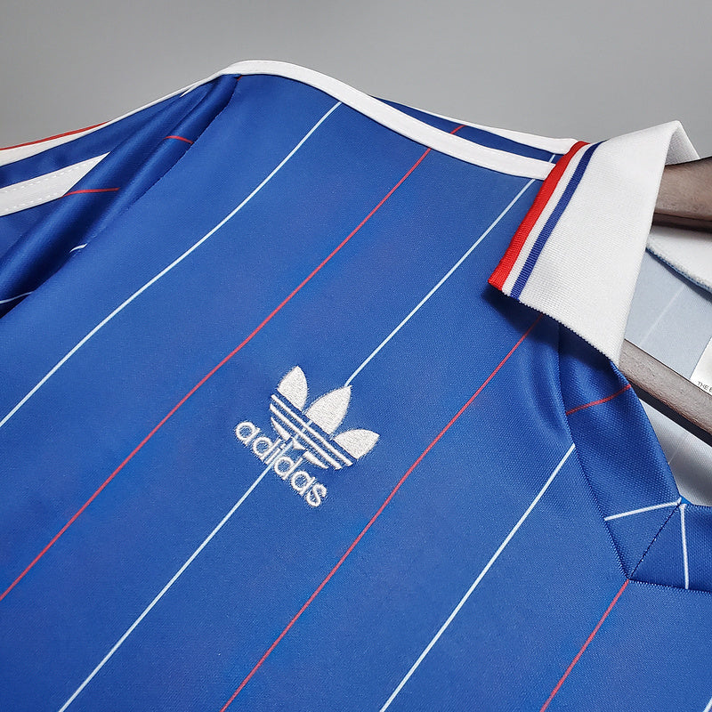Camisa França Retrô 1982 Azul - | Futmantos