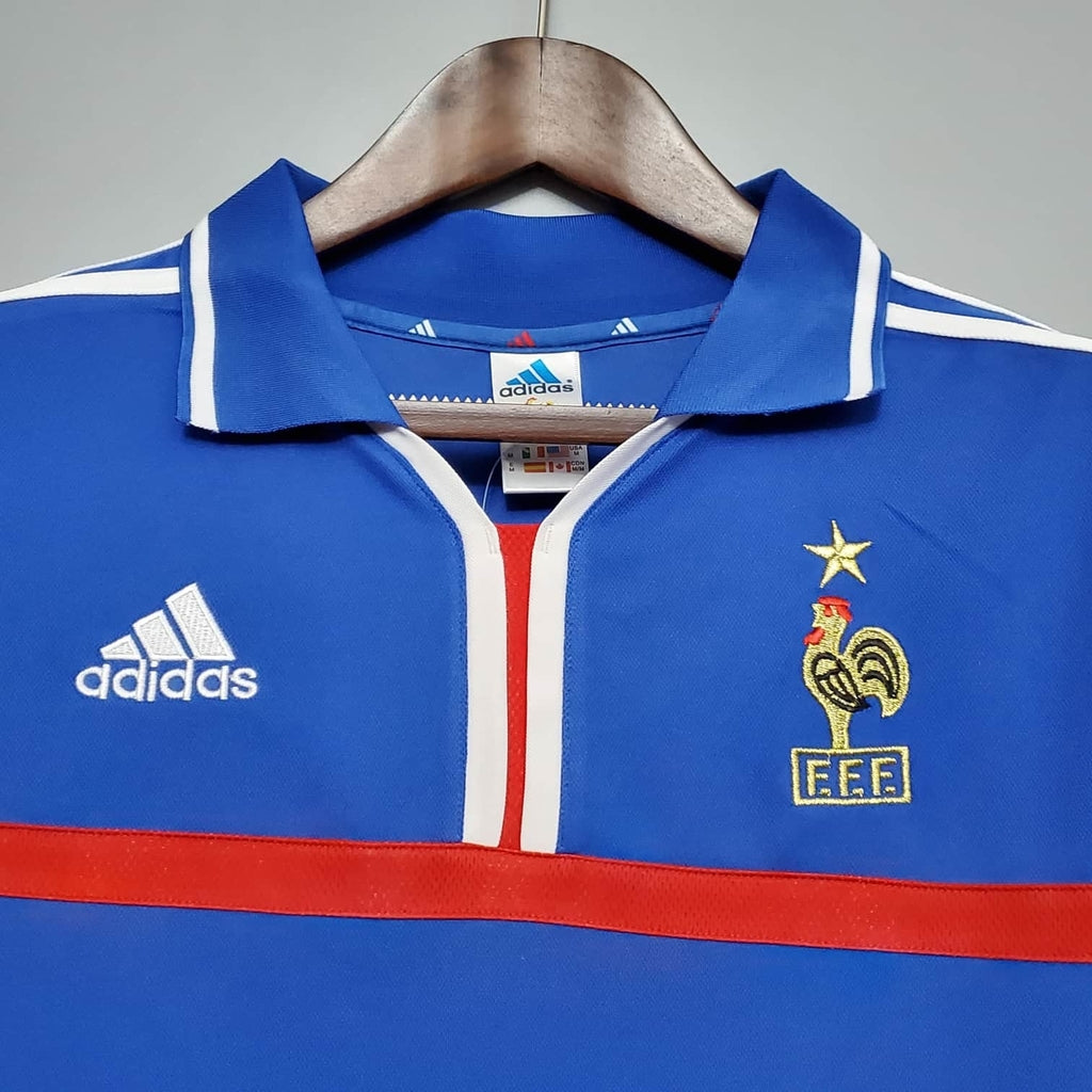 Camisa França Retrô 2000 Azul - | Futmantos