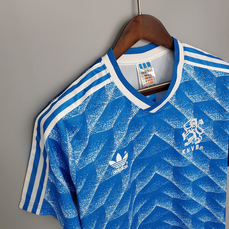 Camisa Holanda Retrô 1988 Azul - | Futmantos