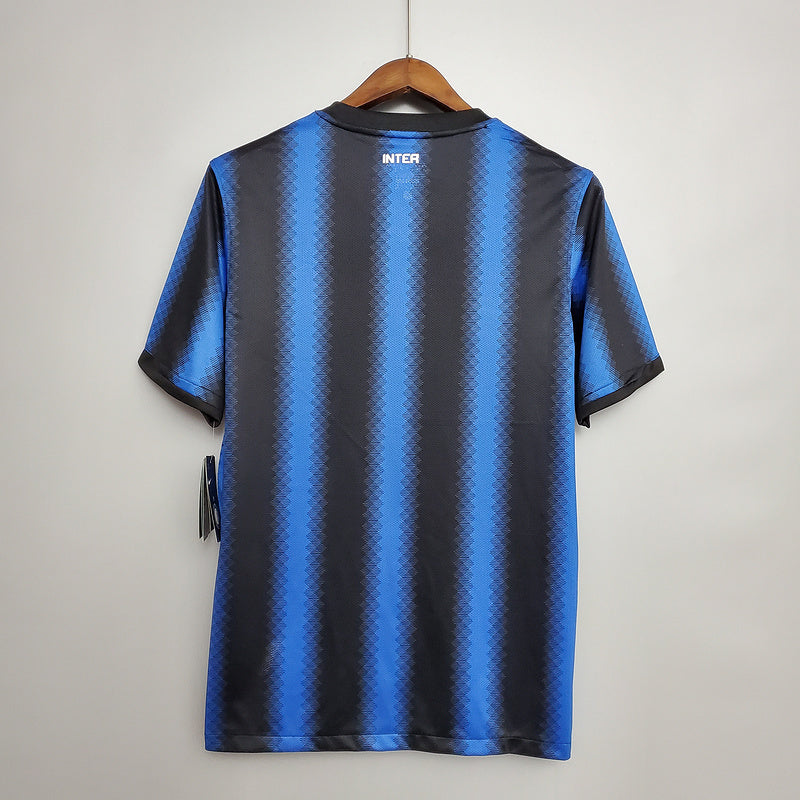 Camisa Inter de Milão Retrô 2010/2011 Azul e Preta | Futmantos