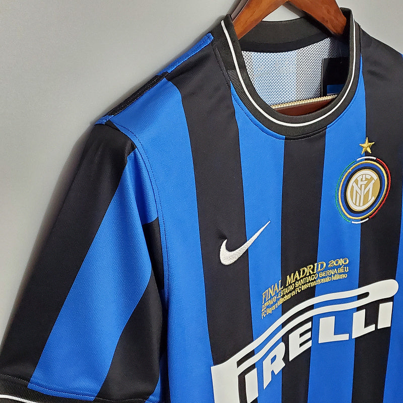 Camisa Inter de Milão Retrô 2010 Azul e Preta - | Futmantos