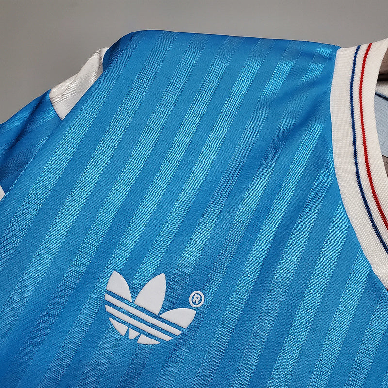 Camisa Marseille Retrô 1990 Azul - | Futmantos