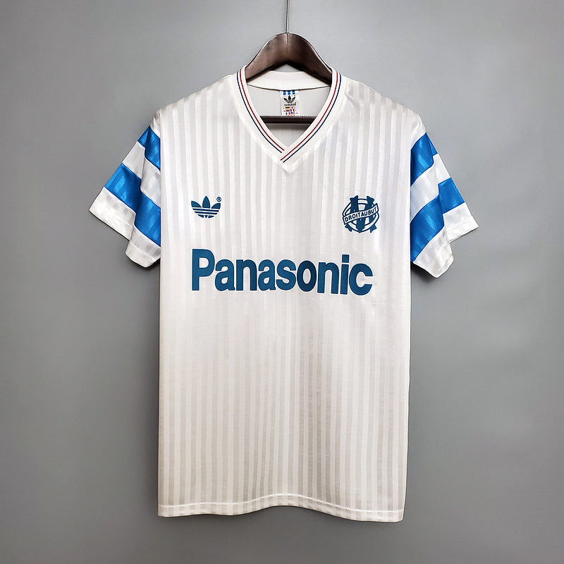 Camisa Marseille Retrô 1990 Branca - | Futmantos