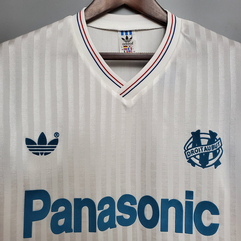 Camisa Marseille Retrô 1990 Branca - | Futmantos
