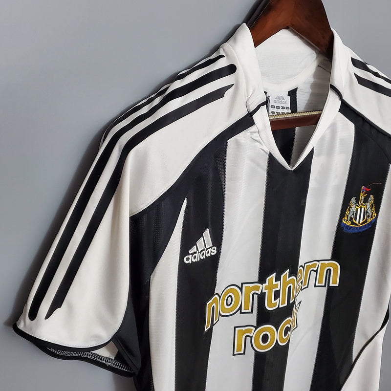 Camisa Newcastle Retrô 2005/2006 Preta e Branca - | Futmantos