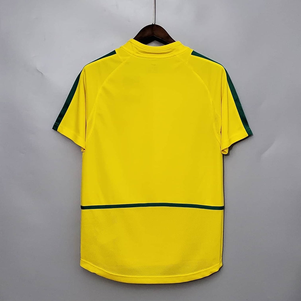 Camisa Seleção Brasileira Retrô 2002 Amarela - | Futmantos
