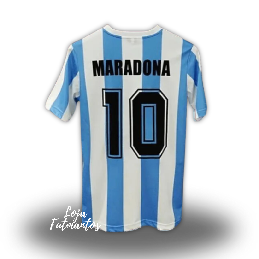 Camisa Argentina 1986 - Maradona #10 | Futmantos