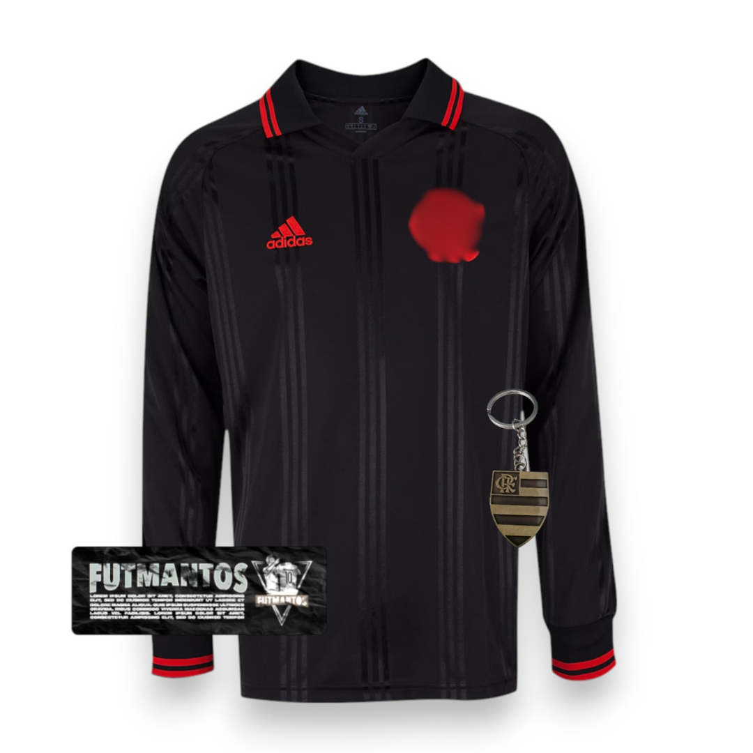 Camisa CRF 19/20 Edição Especial - Preto - Versão Retrô Manga Longa | FutMantos