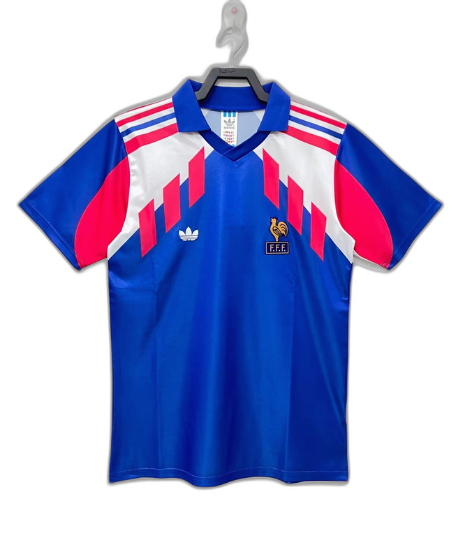 Camisa França 1990 World Cup I Home - Versão Retrô
