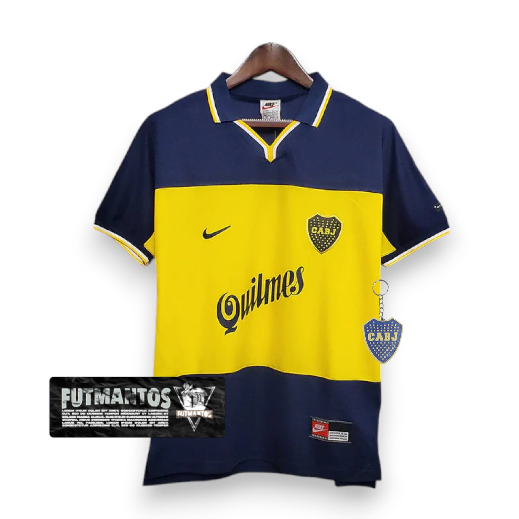 Camisa Boca Juniors Retrô 1999 Azul e Amarela - | Futmantos