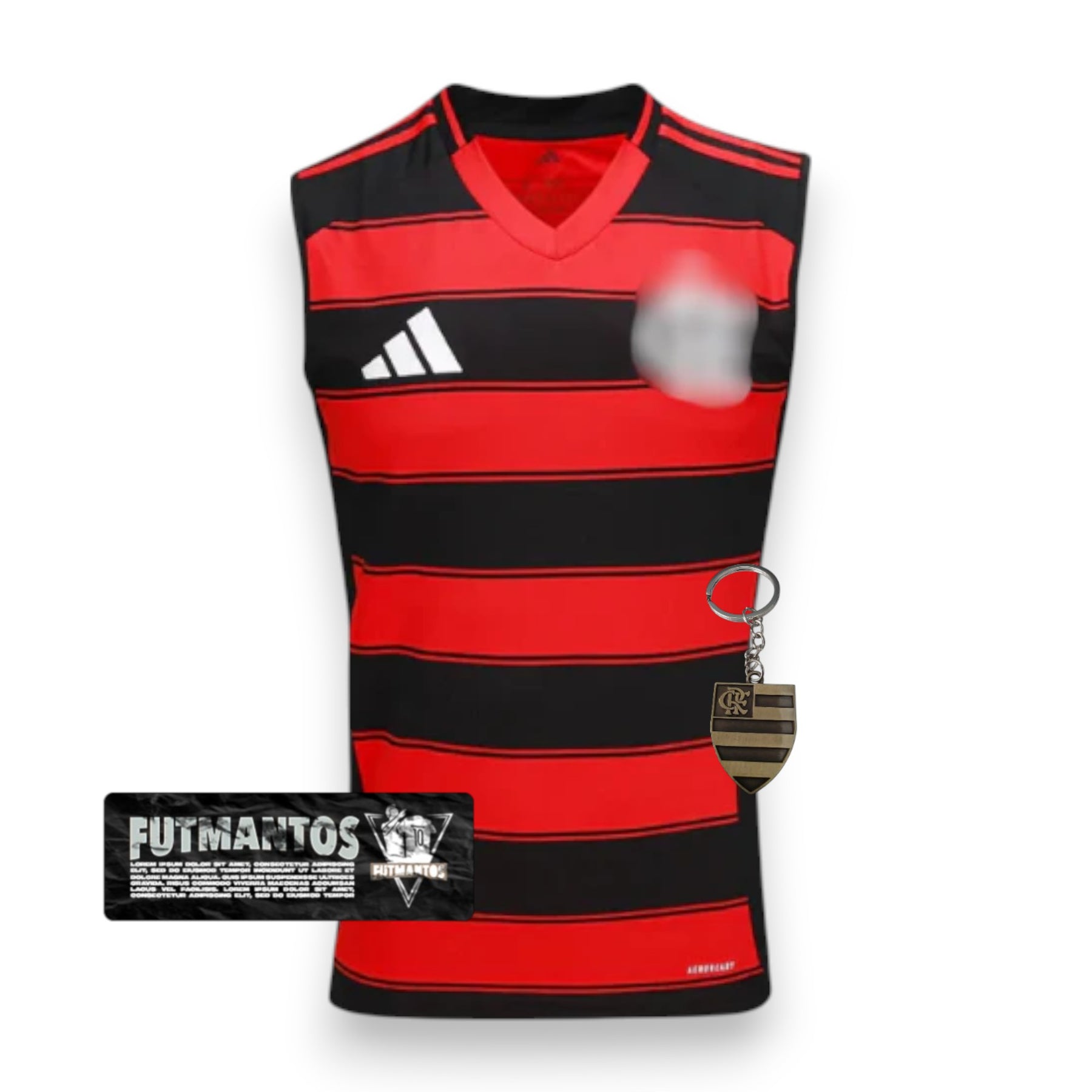 Regata CRF Home 25/26 - Preto e Vermelho | Futmantos