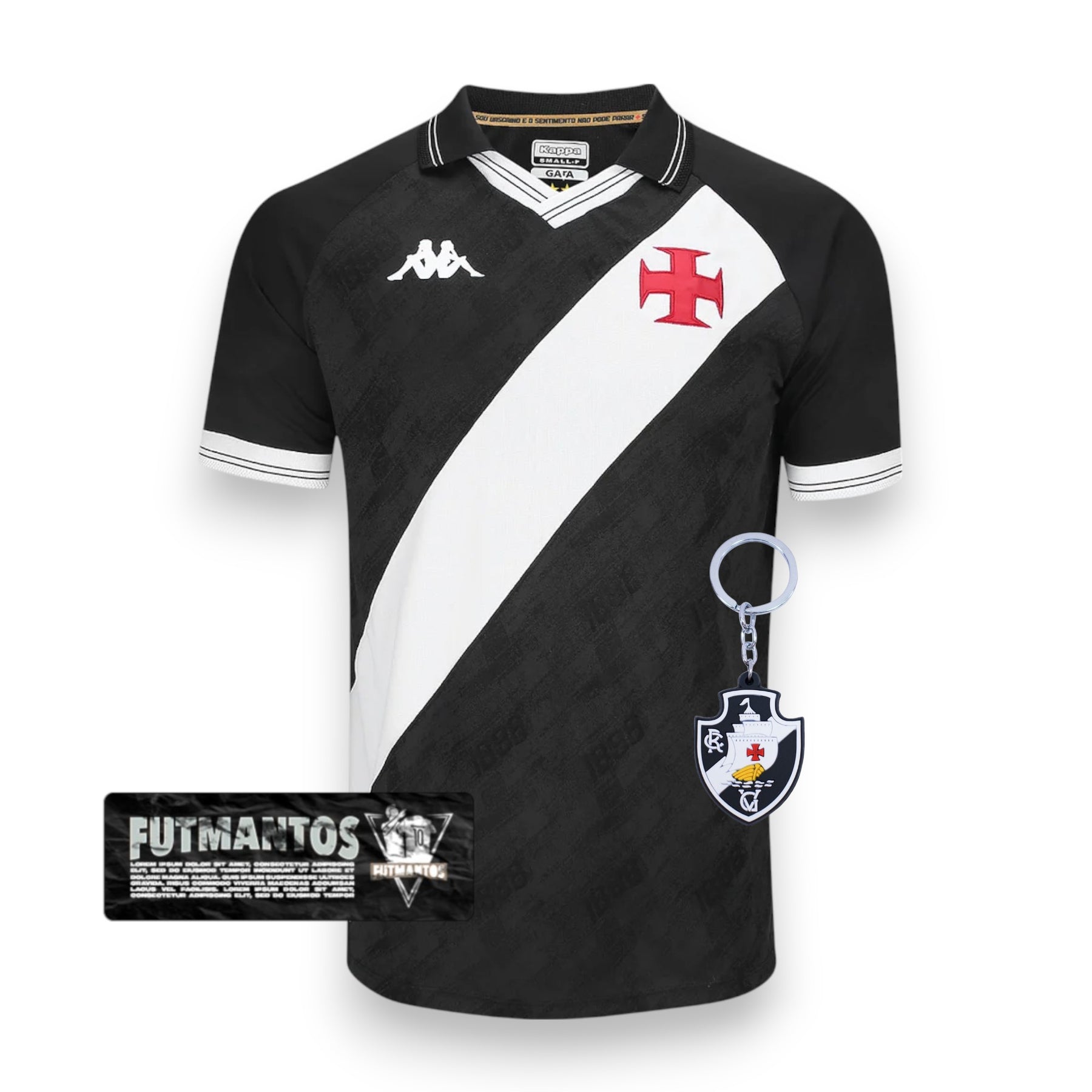 Camisa Vasco da Gama l 25/26 - Preta | Futmantos