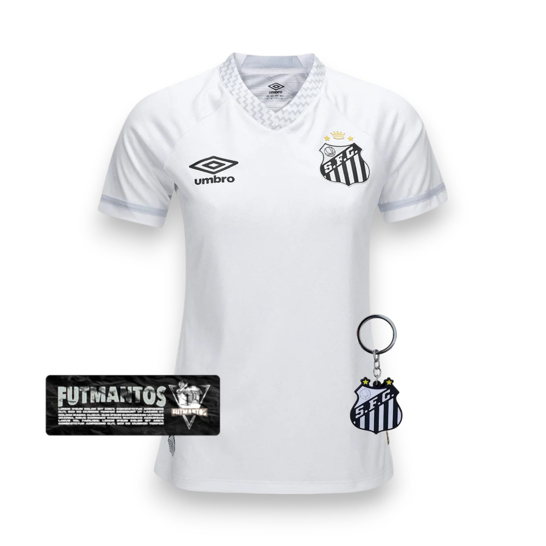Camisa Santos Feminina I 25/26 | FutMantos