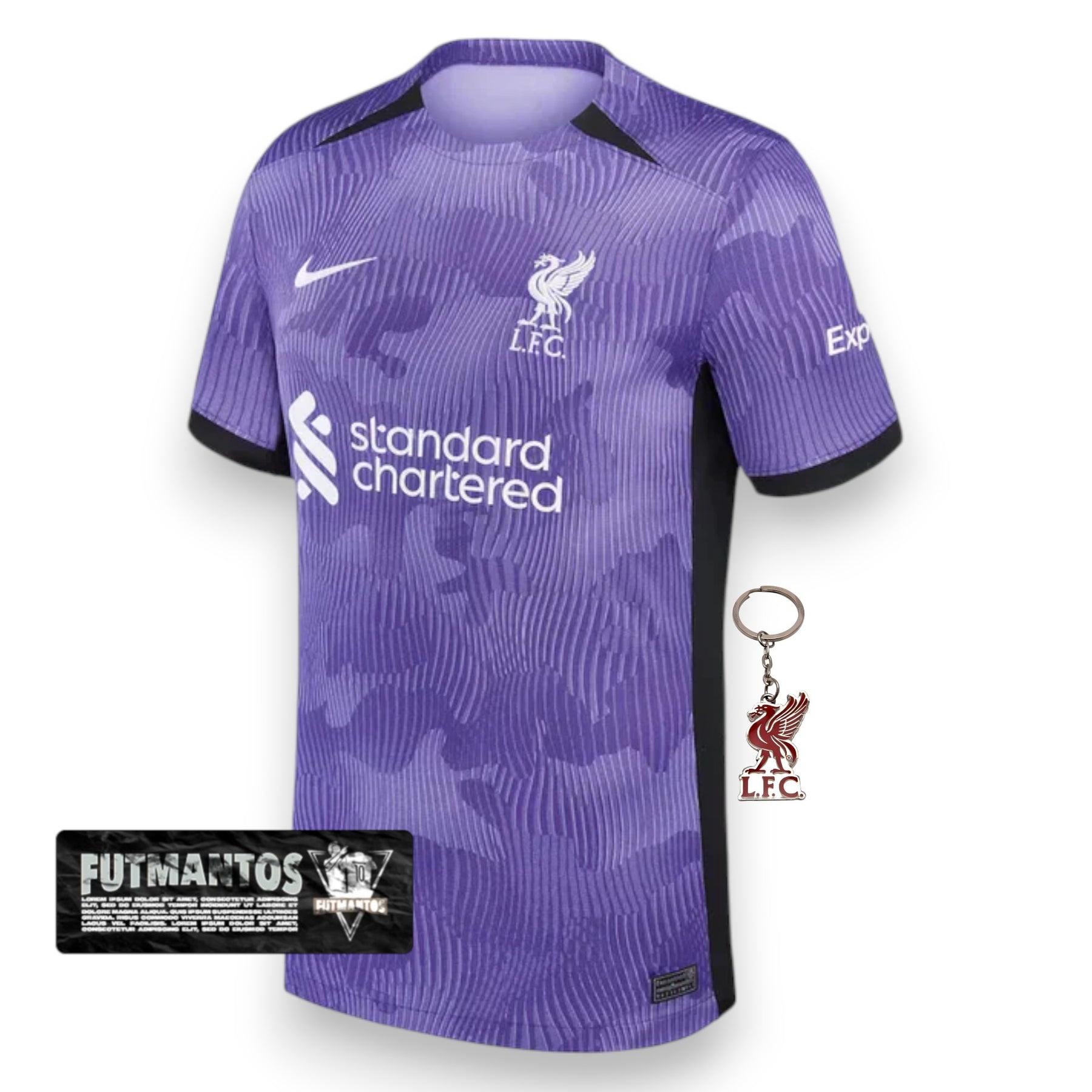 Camisa Liverpool III 23/24 - Roxa | Futmantos