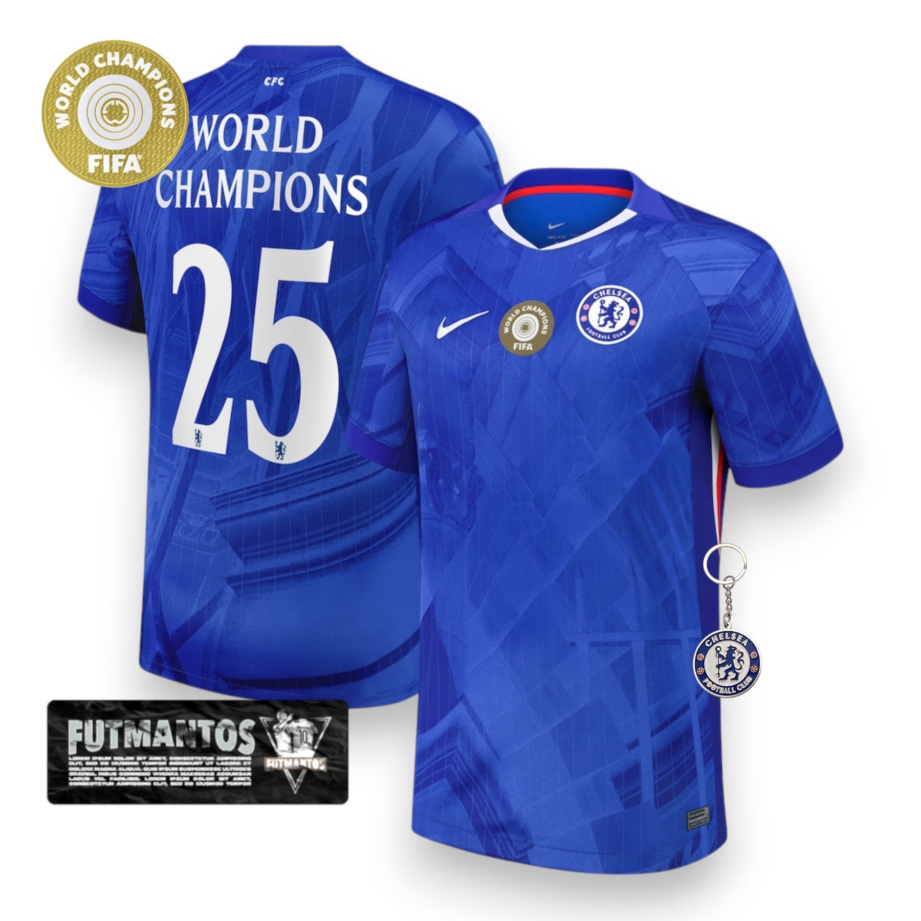 Camisa Chelsea l 25/26 Campeão Super Mundial | Futmantos