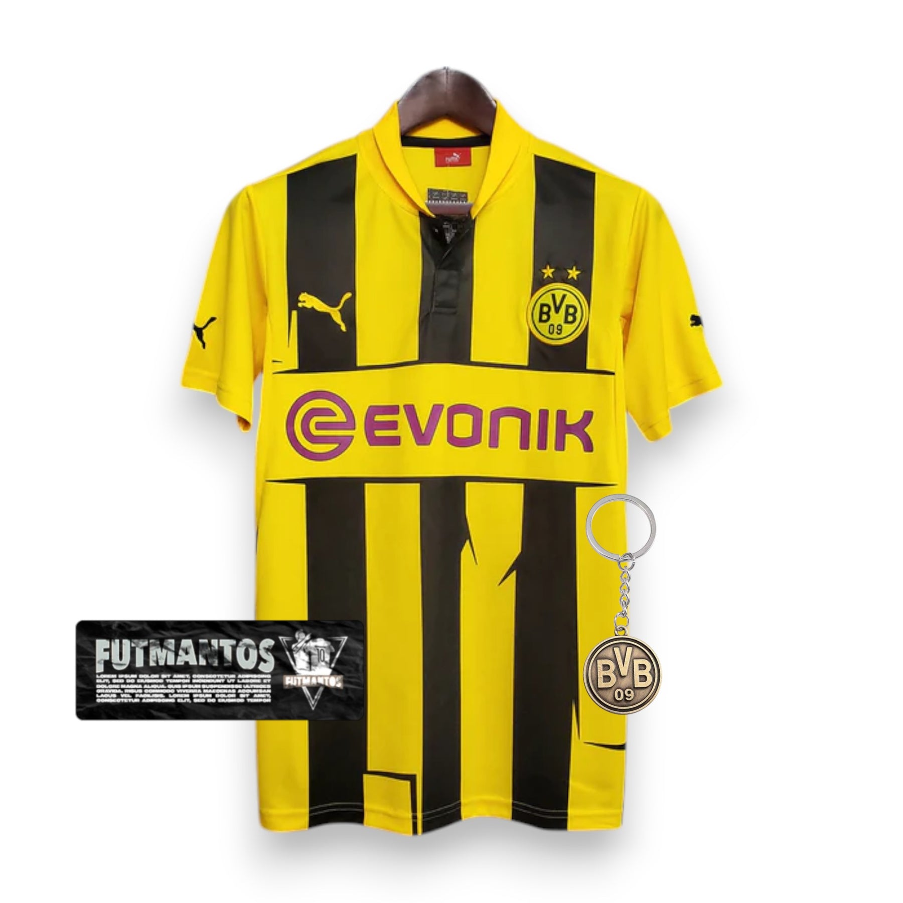 Camisa Borussia Dortmund 12/13 I Home - Versão Retrô | Futmantos