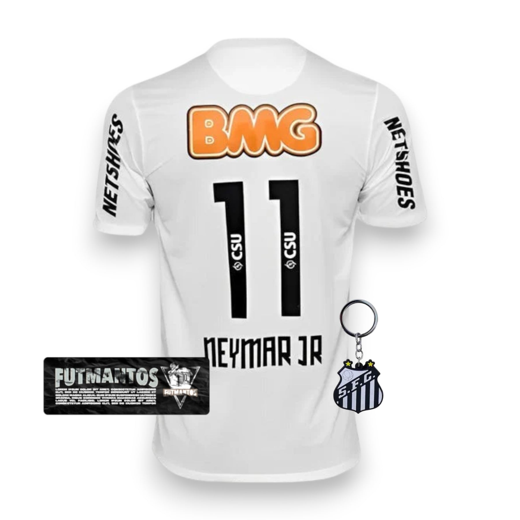Camisa Santos Retro Home Neymar JR 2011/12