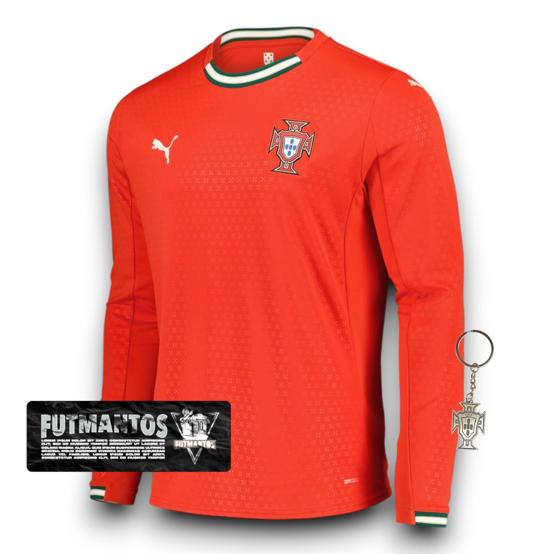 Camisa Portugal I 25/26 - Manga Longa | FutMantos