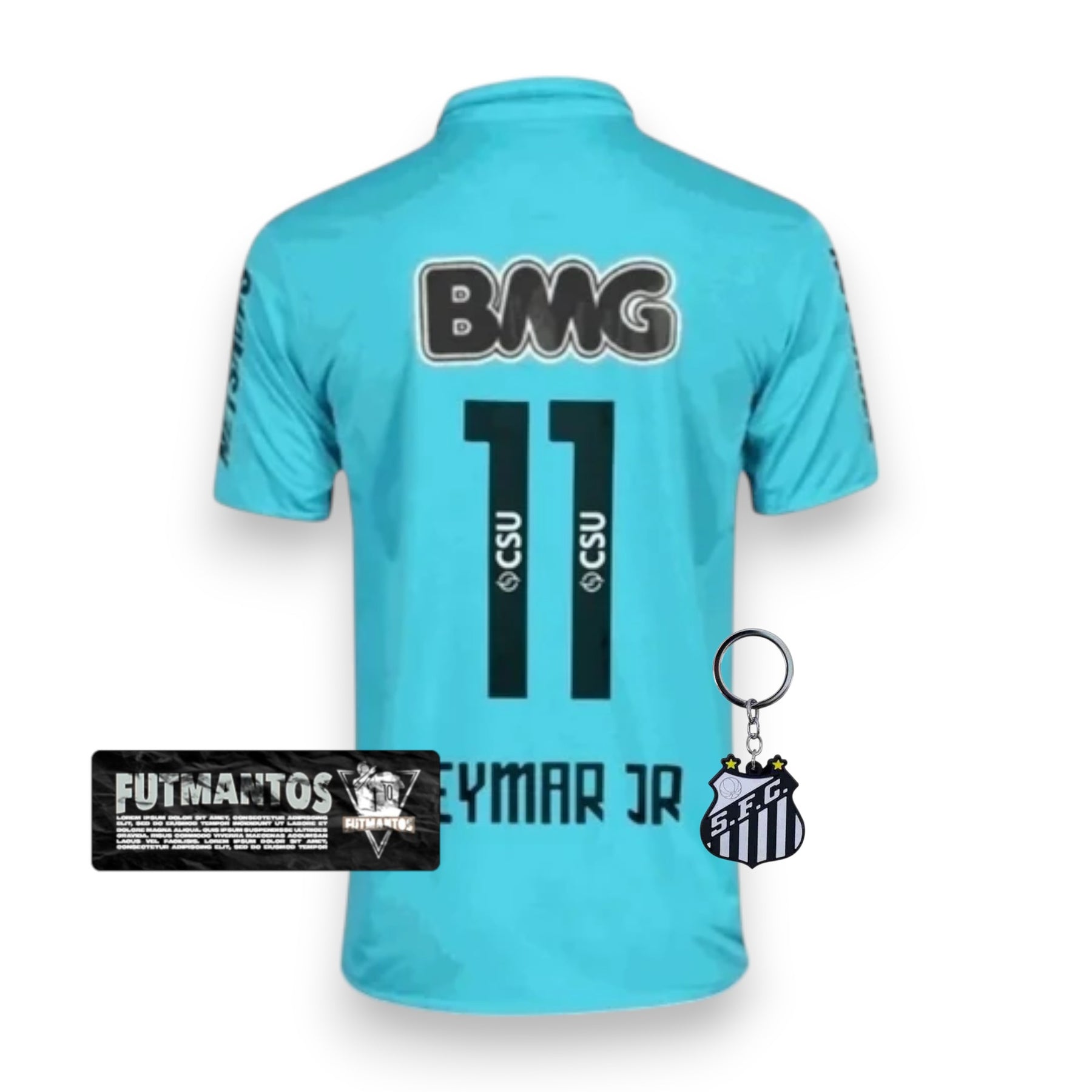 Camisa Santos Retro Azul Neymar JR 2012/2013