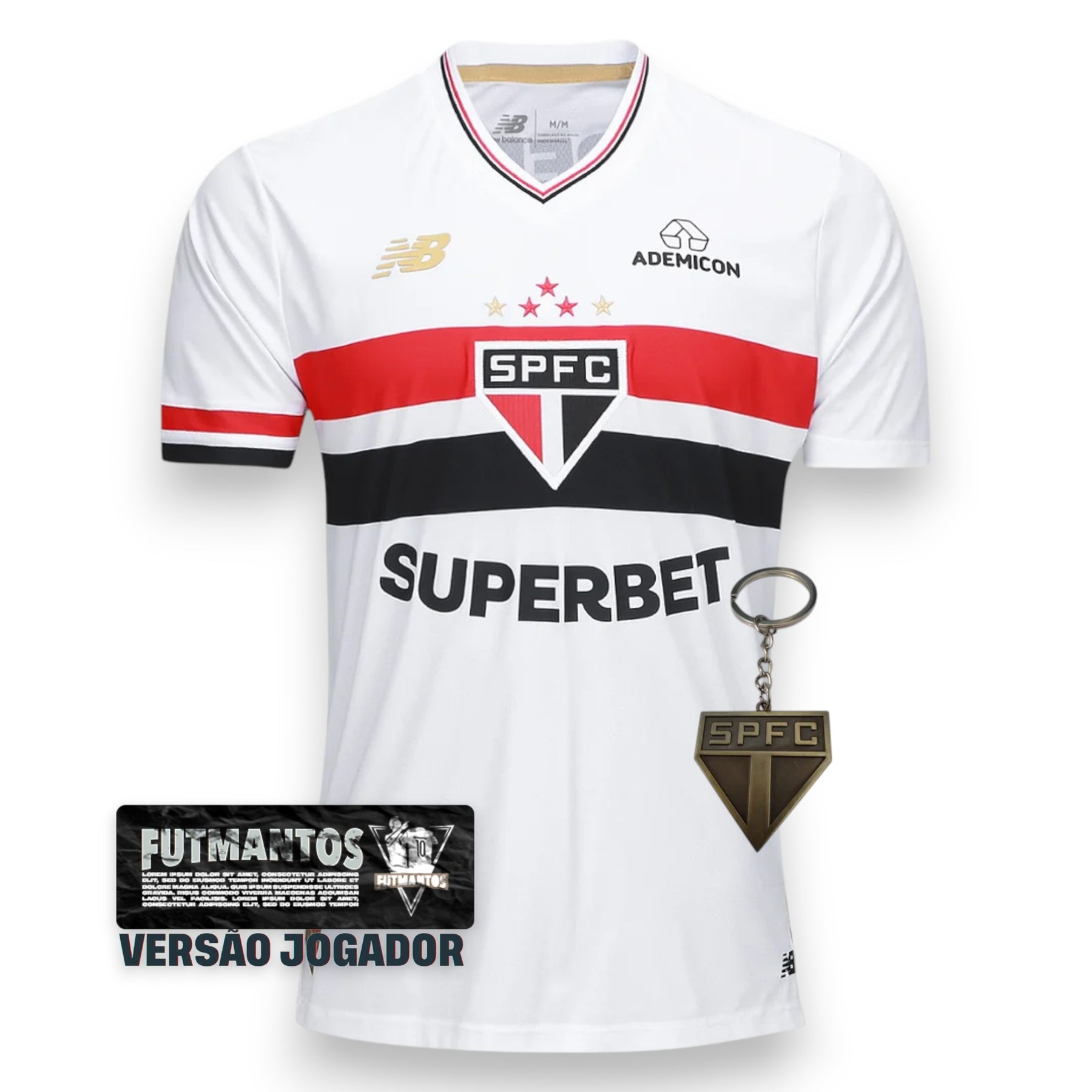 Camisa São Paulo I 25/26 Jogador | Futmantos