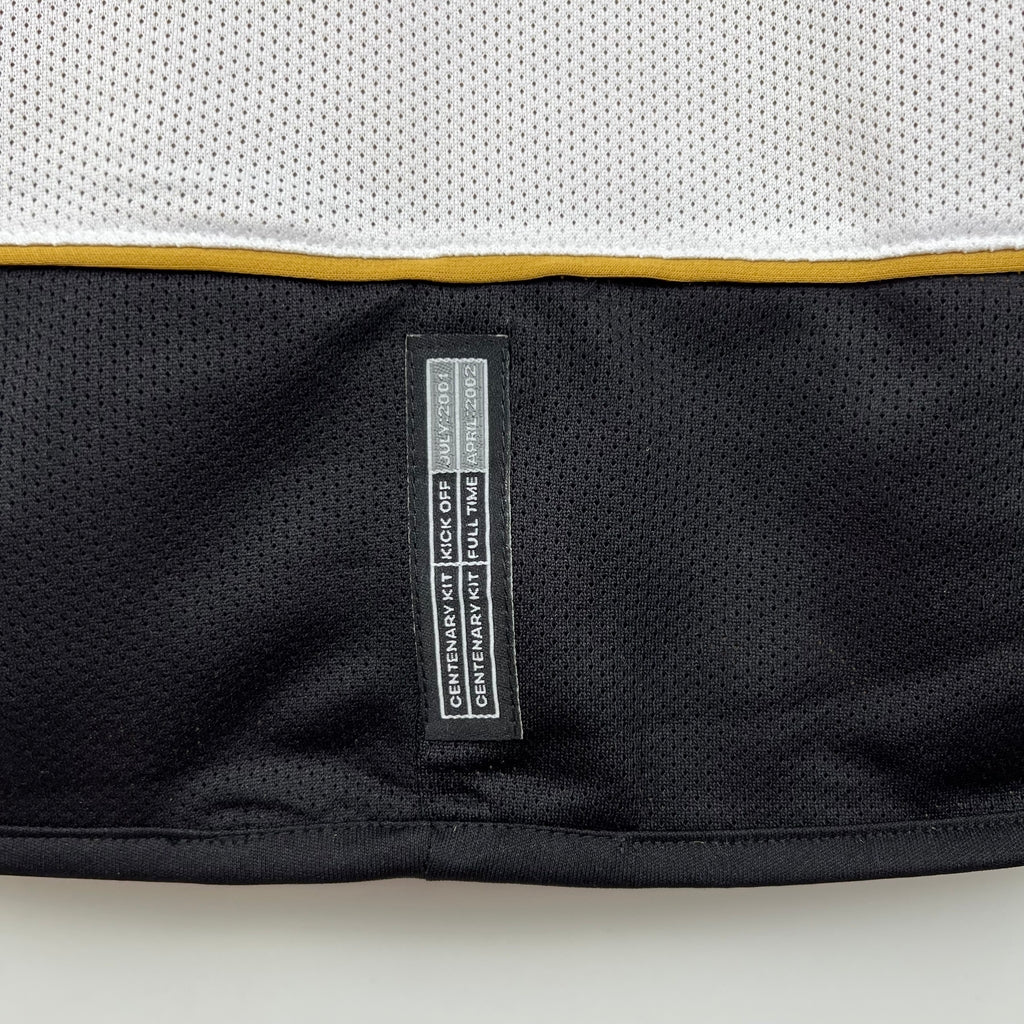 Camisa Manchester United 01/02 Modelo Retrô 100 Anos Masculina- Braca e preta, Dourada e Preta Dupla Face | Futmantos