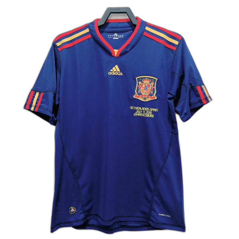 Camisa Espanha 2010 World Cup Final II Away - Versão Retrô