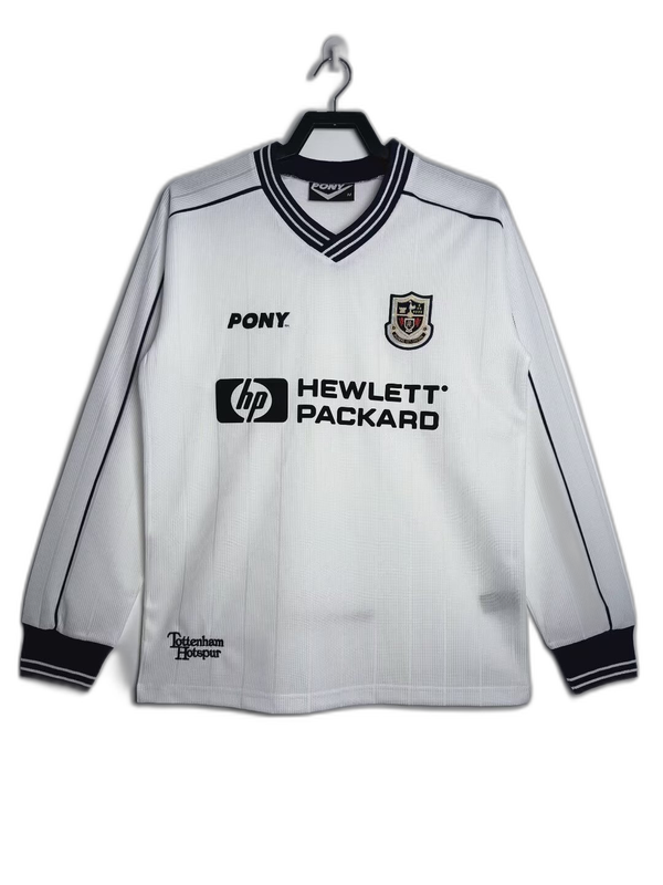 Camisa Tottenham 97/99 I Home - Versão Retrô Manga Longa