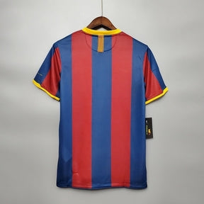 Camisa Barcelona Retrô 2010/2011 Azul e Grená - | Futmantos
