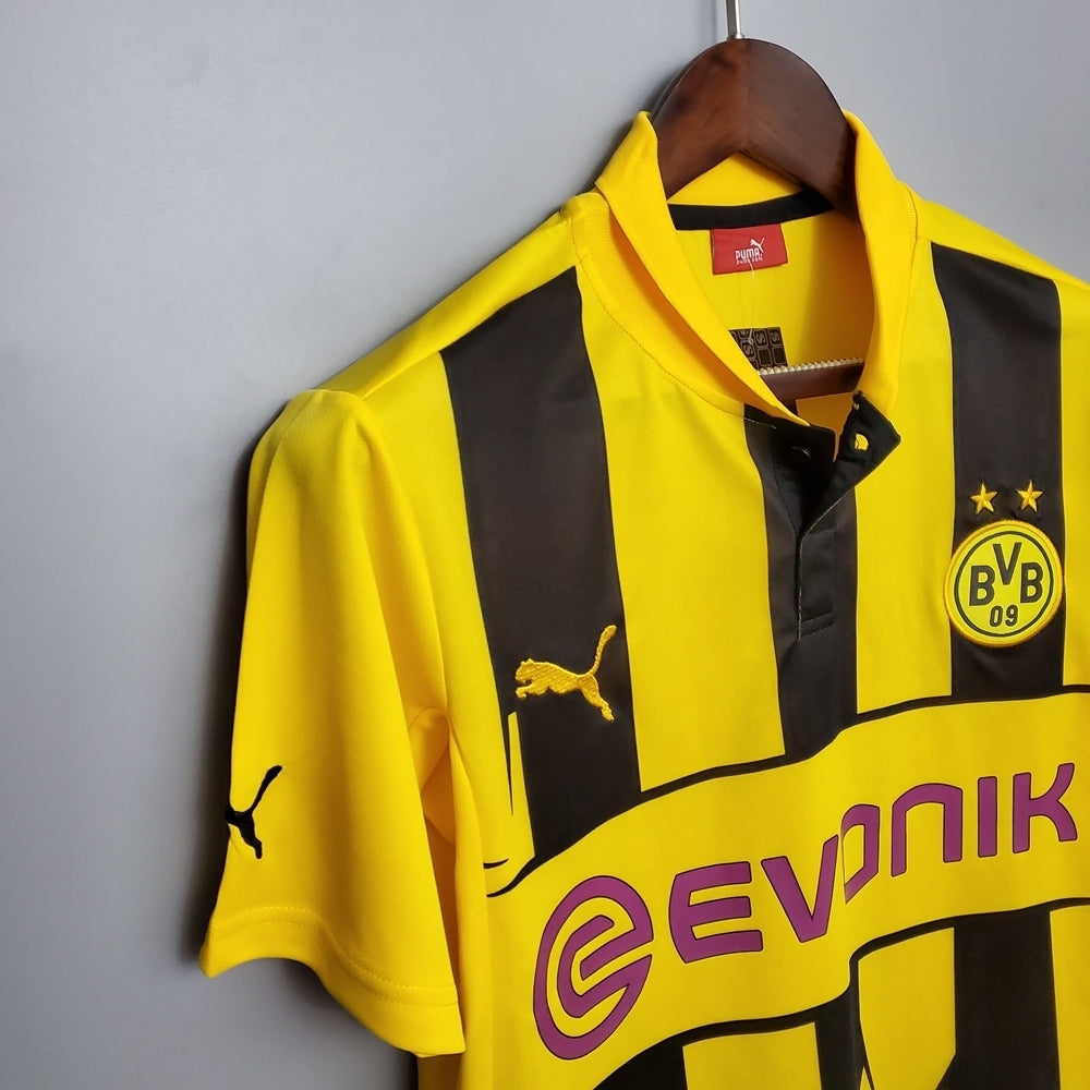 Camisa Borussia Dortmund Retrô 1213 - - Amarela e Preta | Futmantos