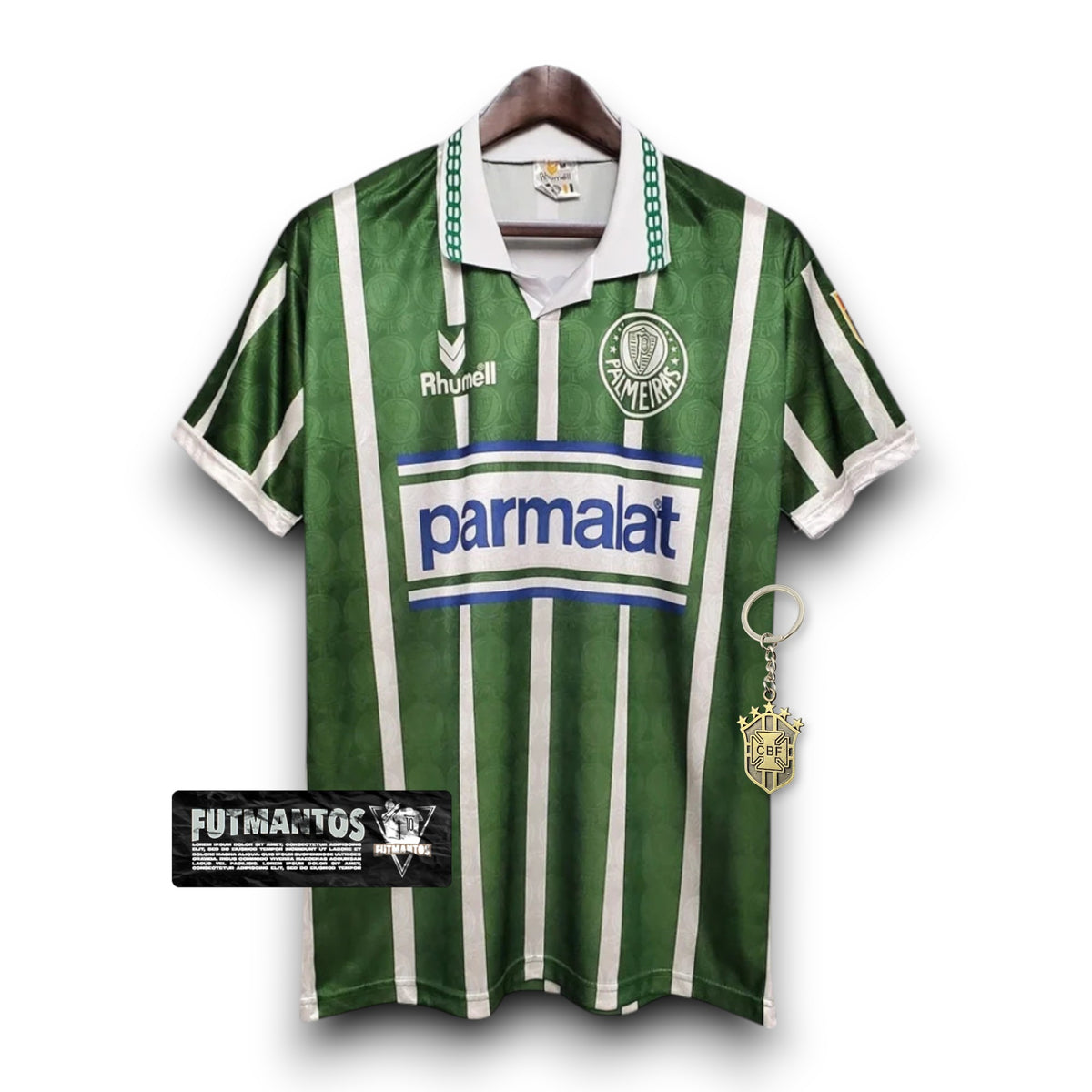 Camisa Palmeiras Retrô 93/94 - Rhumell - Verde e Branca | Futmantos