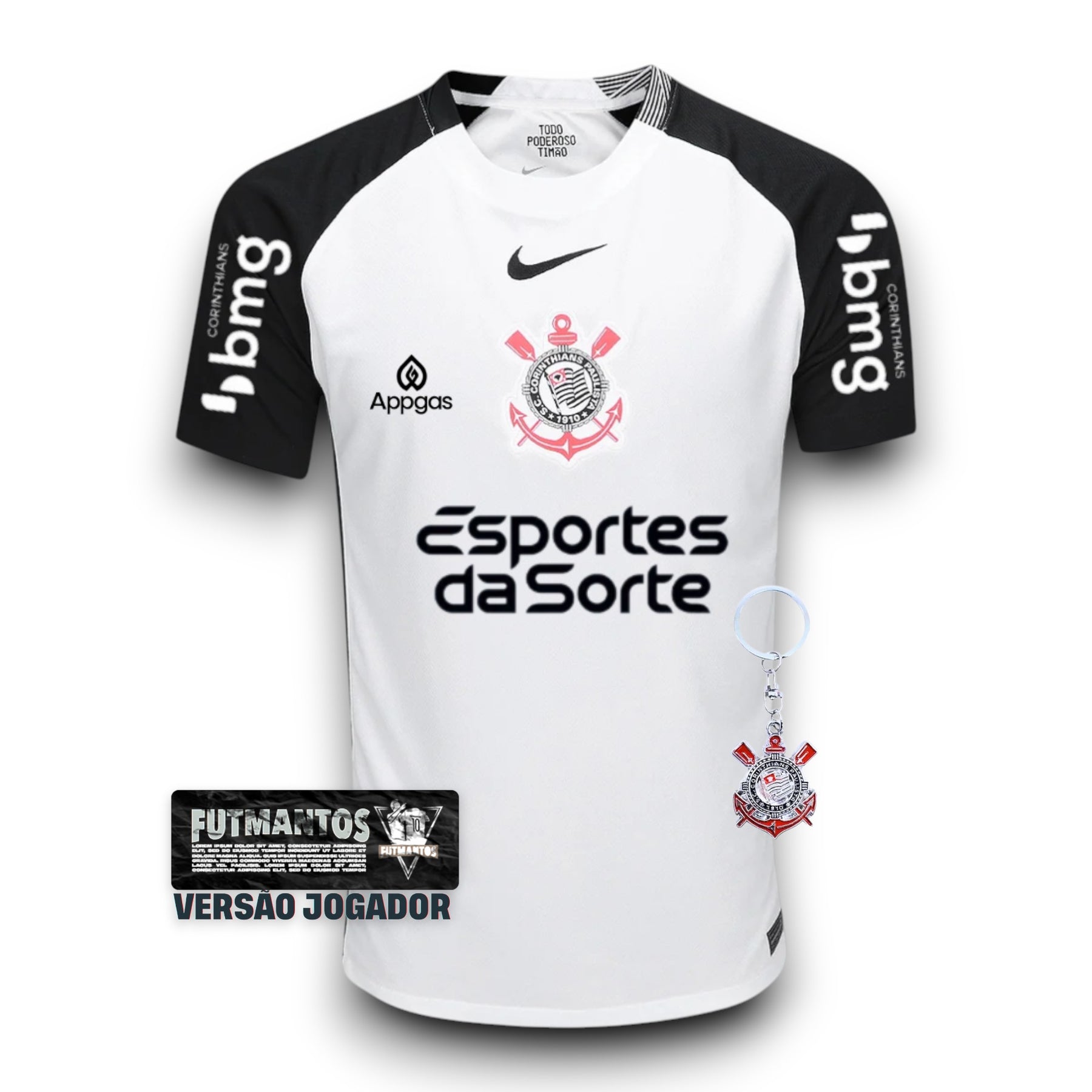 Camisa Corinthians Il 25/26 Jogador Com Patrocínios | Futmantos