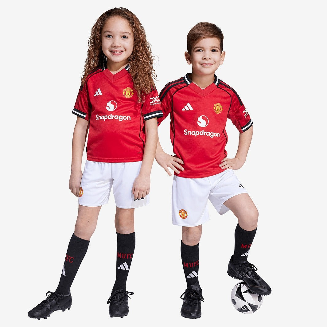 Conjunto Infantil Manchester United 2025/26 Torcedor