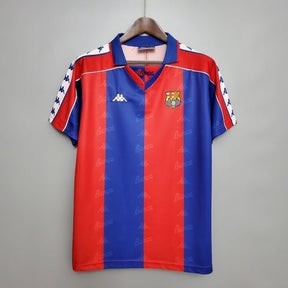 Camisa Barcelona Retrô 1992/1995 Azul e Vermelha - | Futmantos