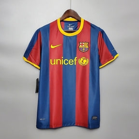 Camisa Barcelona Retrô 2010/2011 Azul e Grená - | Futmantos
