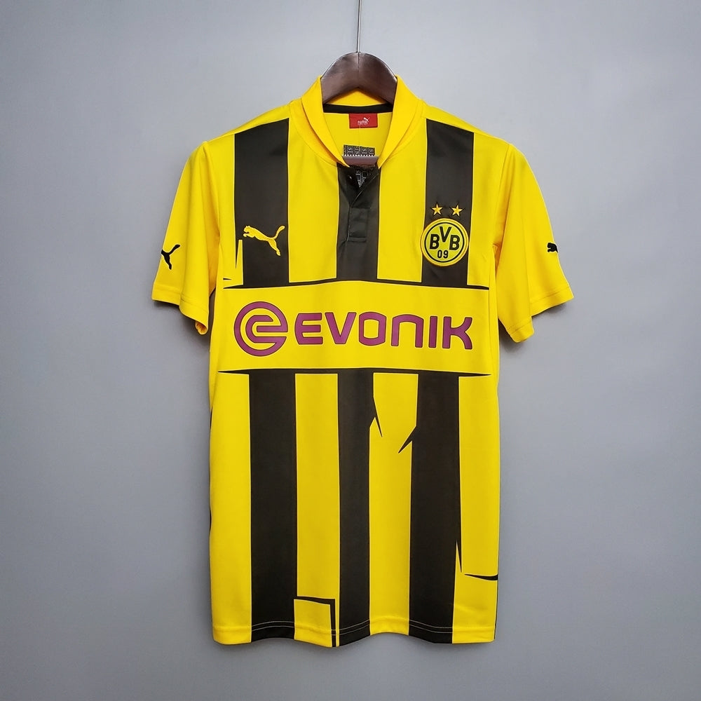 Camisa Borussia Dortmund Retrô 1213 - - Amarela e Preta | Futmantos