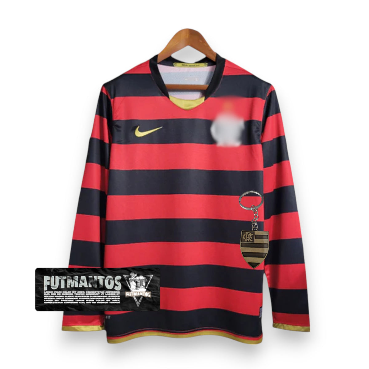 Camisa CRF 2009 I Home - Versão Retrô Manga Longa | FutMantos