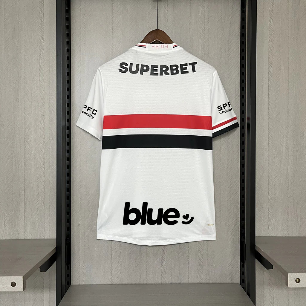 Camisa São Paulo I 25/26 Com Patrocínios  | Futmantos
