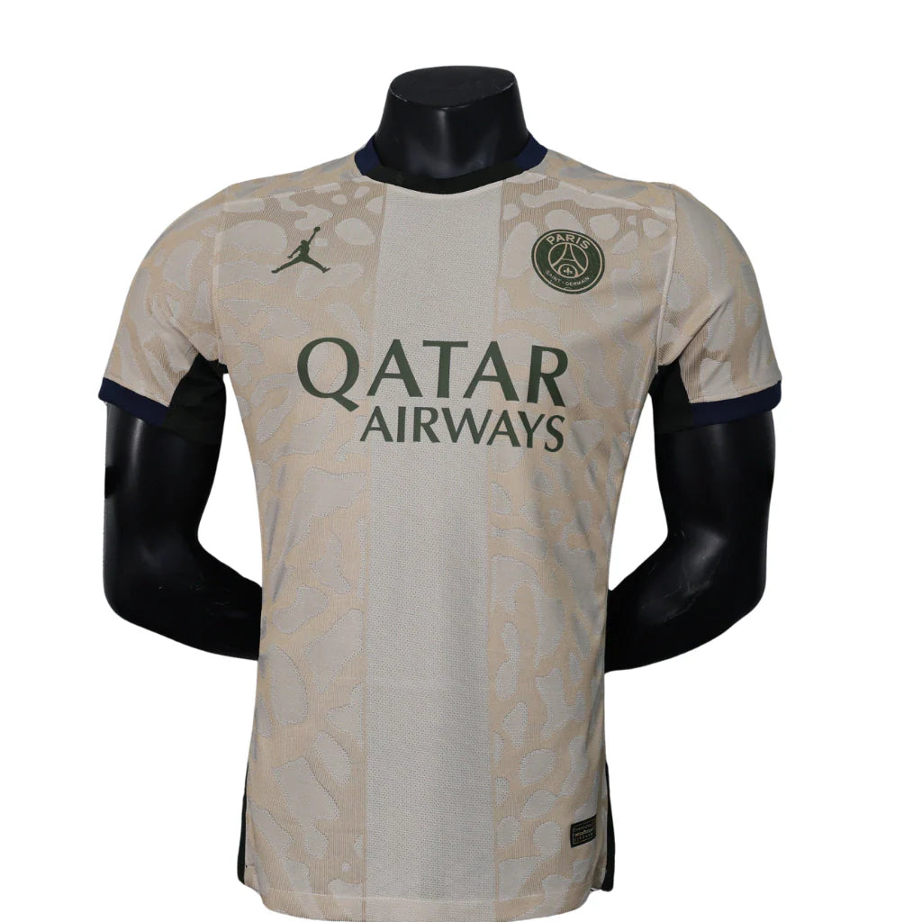 Camisa PSG IV 24/25 Jogador Masculina - Bege | Futmantos