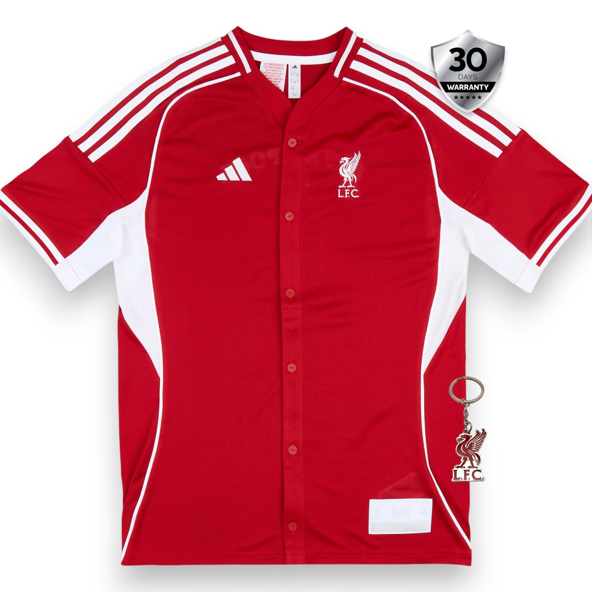 Camisa Liverpool US Pack Full-Button Baseball 25/26 | Futmantos