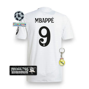 Camisa Real Madrid 24/25 - Mbappé #9 | Futmantos