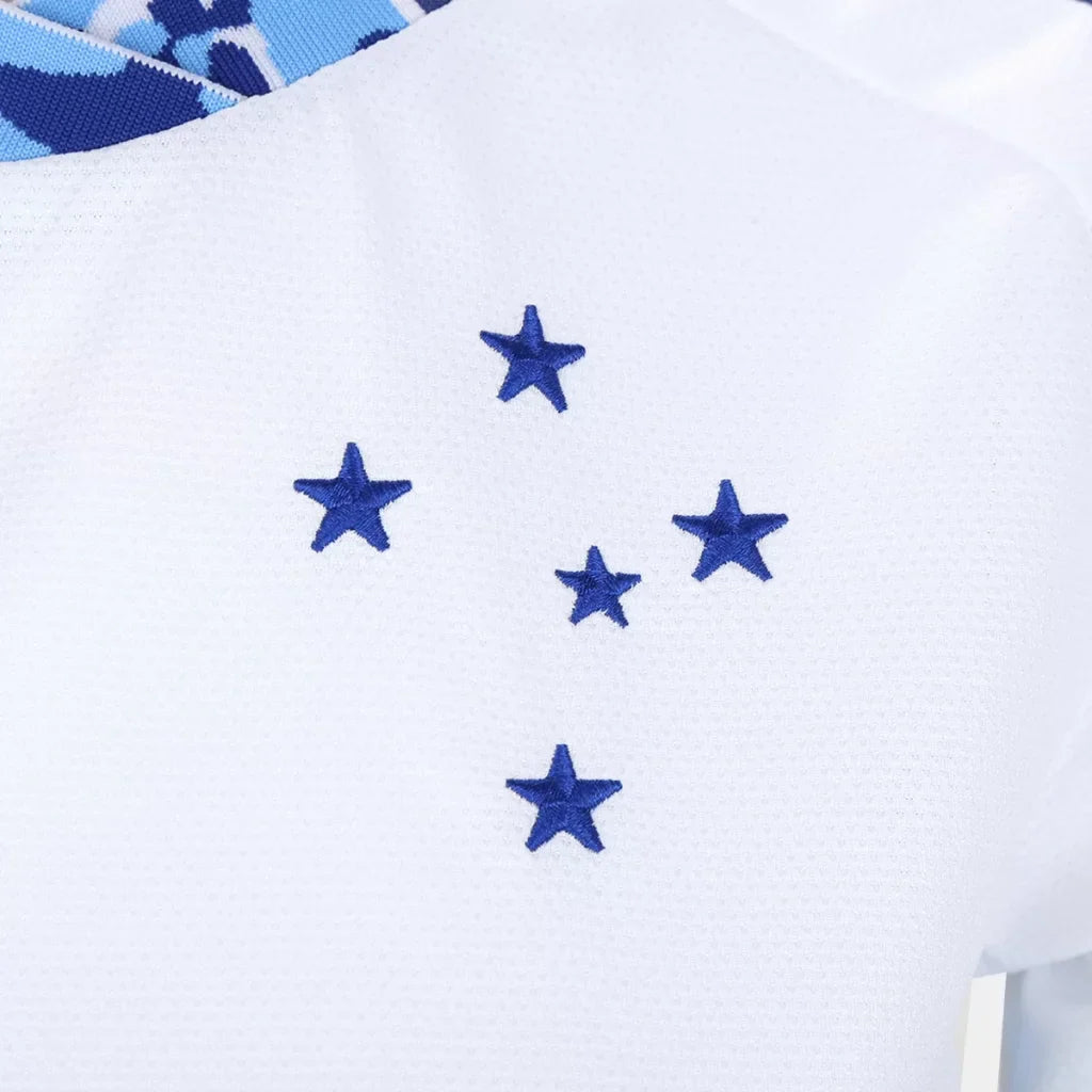 Camisa Cruzeiro II 24/25 Feminina Branca | FutMantos